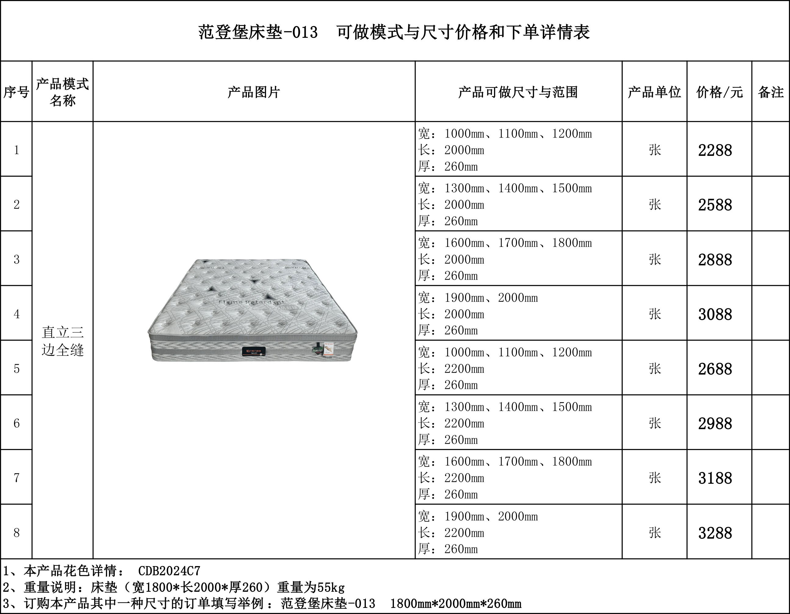 范登堡床垫-013  可做模式与尺寸价格和下单详情表.jpg